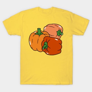Three Orange Bell Peppers T-Shirt
